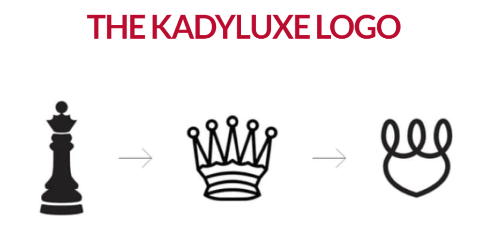A modified form of the check piece and a crown to form the final logo's look of a red crown.